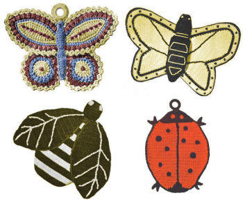 4 Insect Trivets or Pot Holders Crochet Pattern