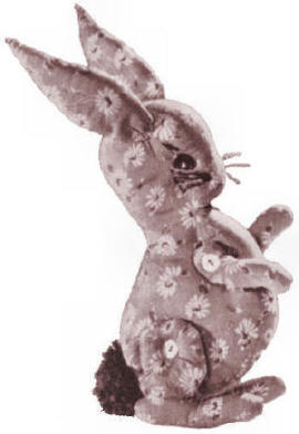 Bunny Rabbit Stuffed Toy Sewing Pattern