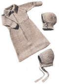 Baby Bunting with Mittens, Hat & Hood Knitting Pattern