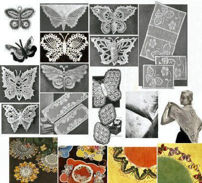 Butterfly Lot 18 Crochet Patterns