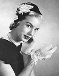 Butterfly Gloves & Hat Cotton Crochet Pattern