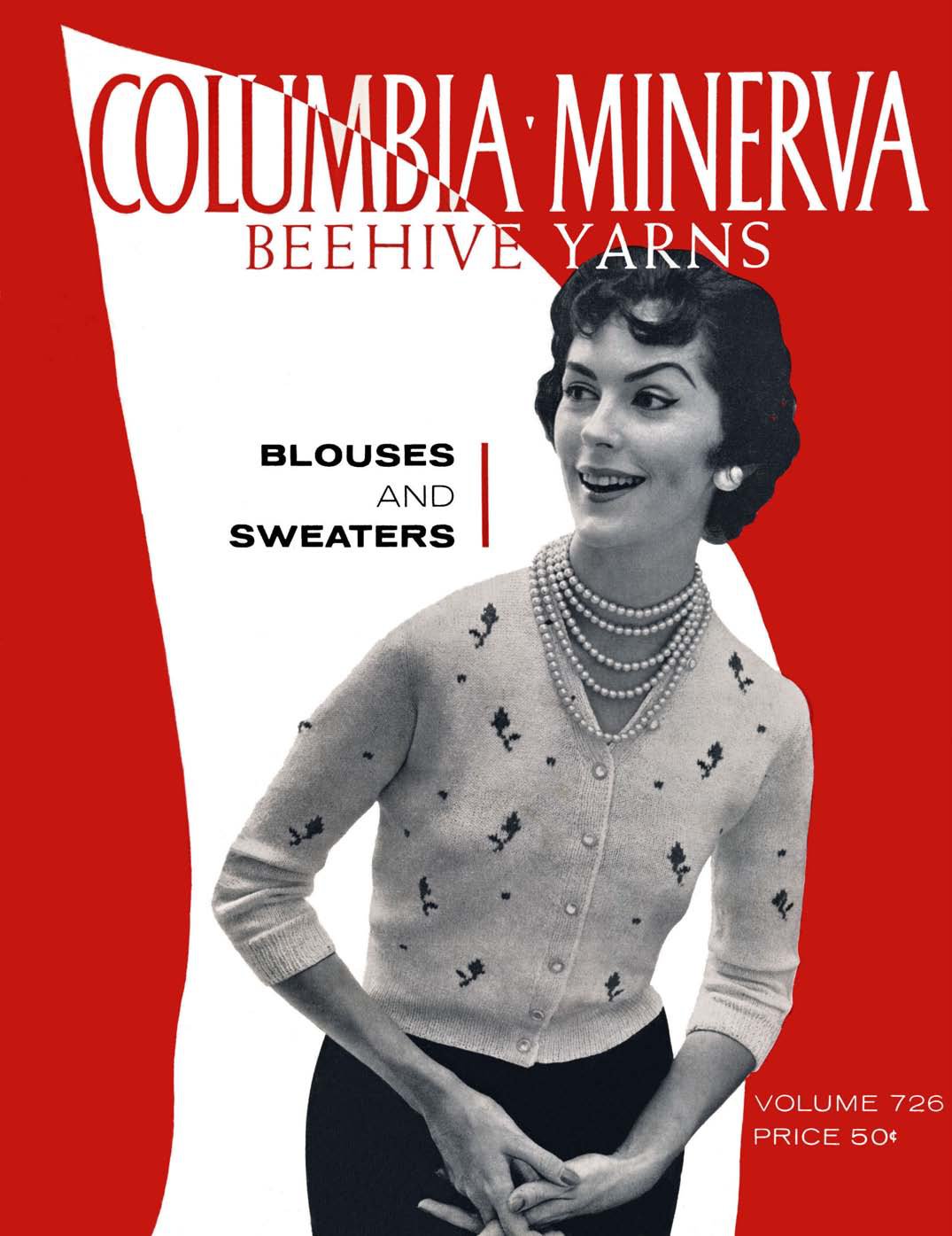Blouses and Sweaters Vintage Knitting Patterns Book