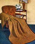 Cables Afghan Knitting Pattern