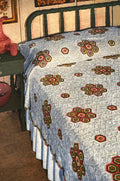 Calico Motif Bedspread Crochet Pattern