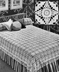 California Modern Motif Bedspread Crochet Pattern