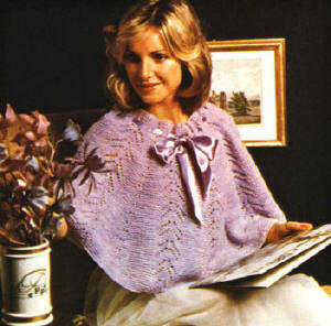 Wrap Shoulder Cape Knitting Pattern