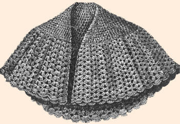 Shoulder Cape Antique Crochet Pattern