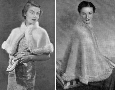 Shoulder or Evening Cape Knitting Pattern