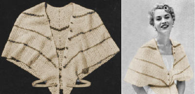 Capelet Stole Crochet Pattern
