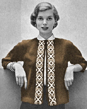 Short Topper Cardigan Knitting Pattern 30-36