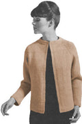 Cardigan Sweater Jacket Knitting Pattern 32-38