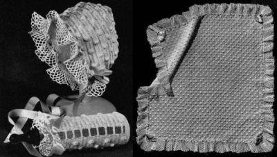 Baby Carriage Set Crochet Pattern