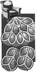 Pineapple Fan Chair Set Crochet Pattern