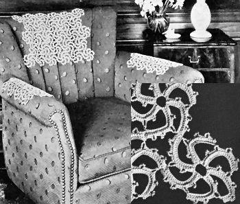 Chariot Wheel Chair Set Crochet Pattern