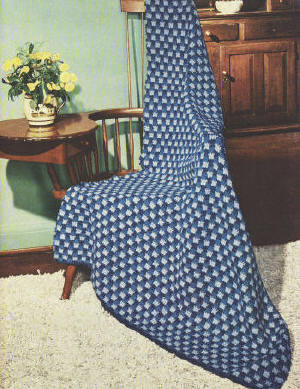 Checkered Afghan Crochet Pattern