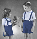 Boys & Girls Sweater, Shorts and Skirt Knitting Pattern Sz 2 & 4 yrs
