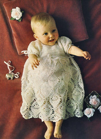Baby Christening Gown Crochet Pattern