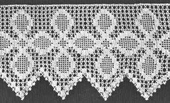 Clover Edging Filet Crochet Pattern
