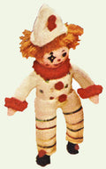 Clown Doll Knitting Pattern