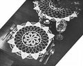 Cluster Doily Table Setting Crochet Pattern