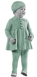 Girls Sweater Coat, Leggings & Beret Knitting Pattern Sz 2