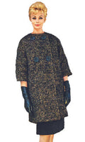 Double Breasted Coat Knitting Pattern 32-42