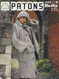 Coat, Hat & Scarf Knitting Pattern 32-38