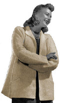 Swing Jacket Knitting Pattern 32-36