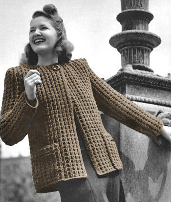 Box Coat or Jacket Knitting Pattern