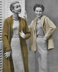 Long or Short Coat Knitting Pattern 32-36