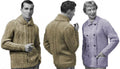 Sweater Jacket Knitting Pattern 32-44