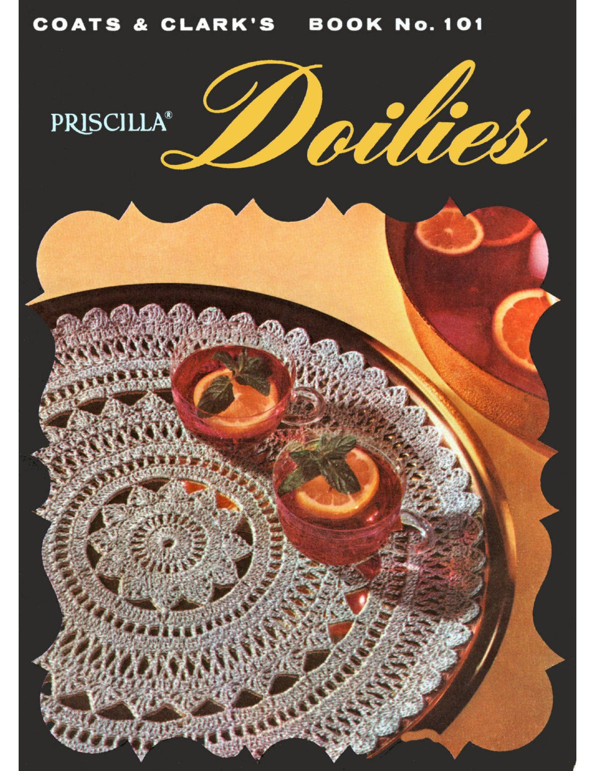 Priscilla Doilies Vintage Crochet Patterns Book