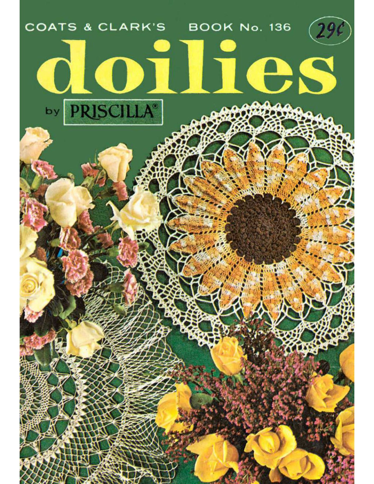 Priscilla Doilies Vintage Crochet Patterns Book