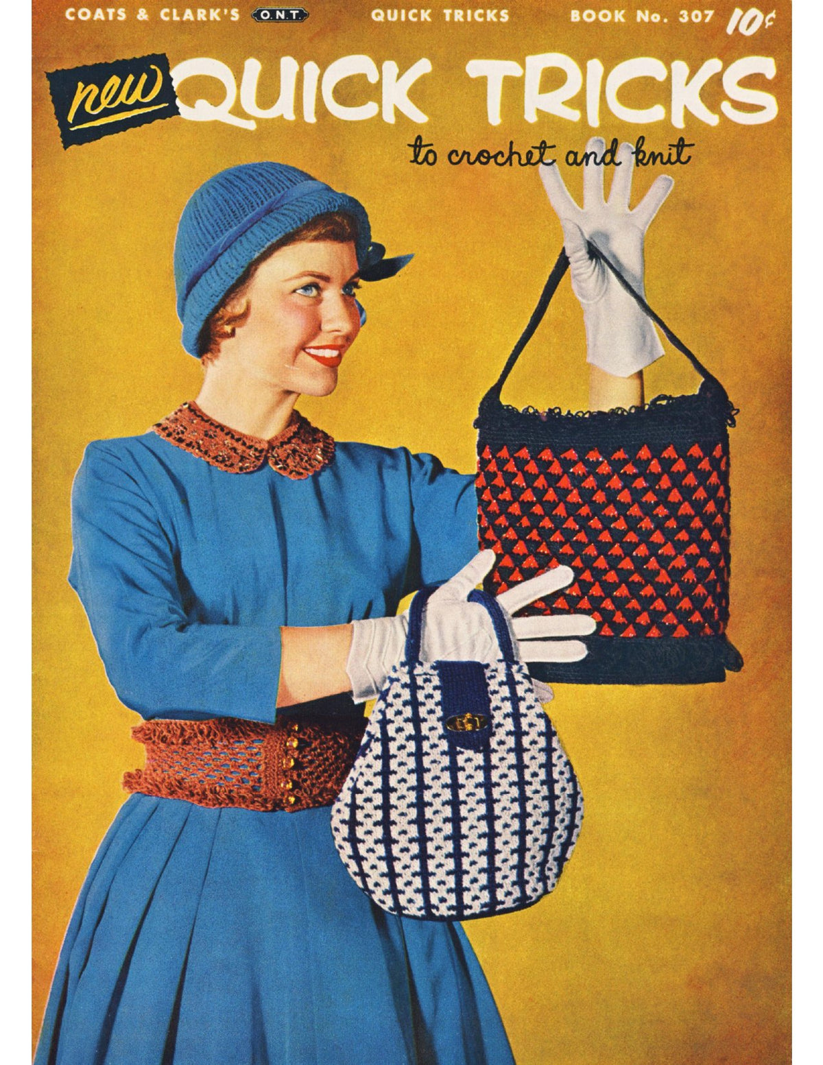 New Quick Tricks Vintage Crochet Knitting Patterns Book