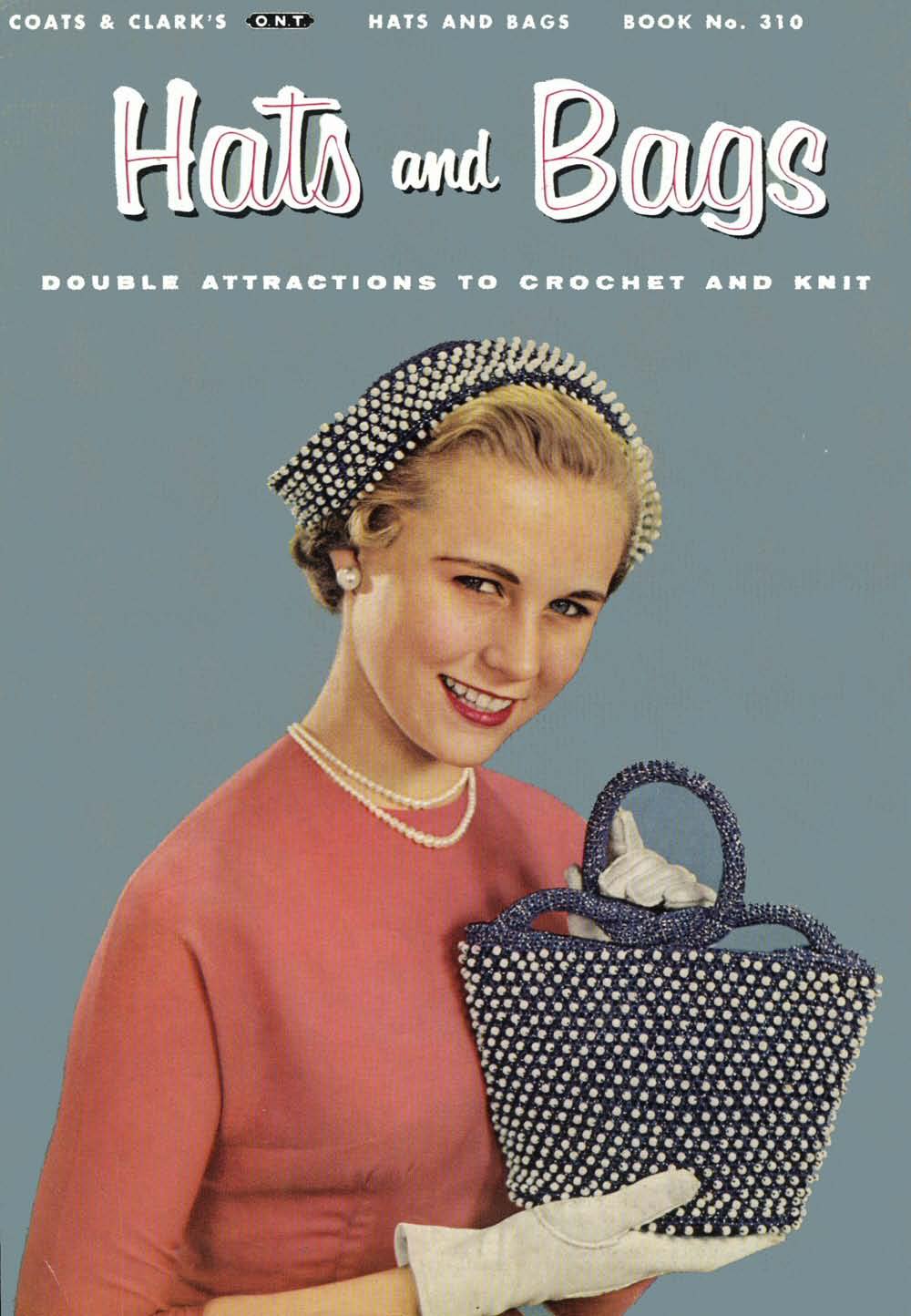 Hats and Bags Vintage Knitting Crochet Patterns Book