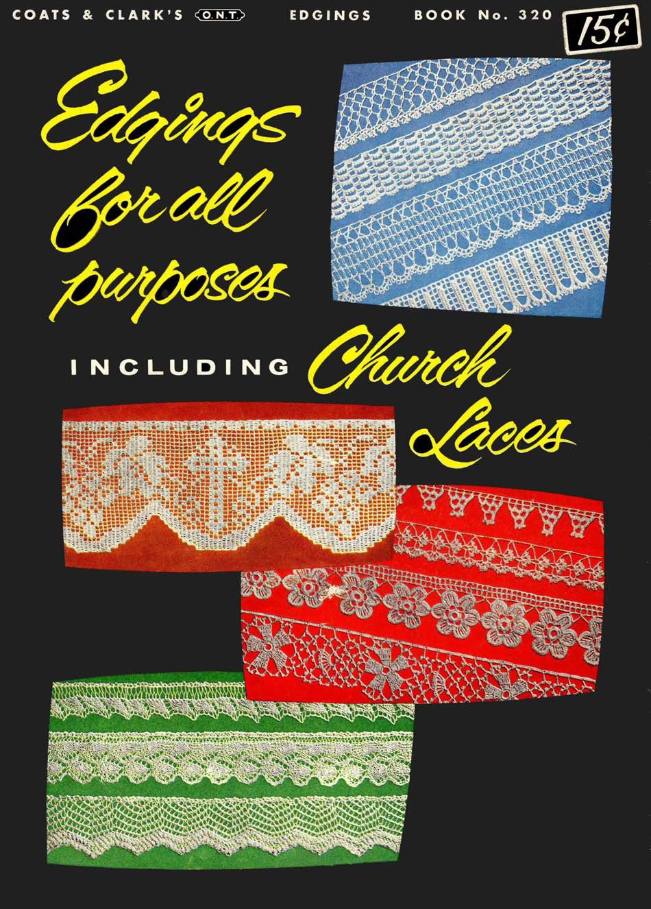 Edgings for All Purposes Vintage Knitting Crochet Patterns Book