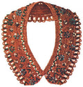Collar with Beads & Sequins Vintage Crochet Pattern