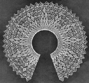 Torchon Lace Collar Antique Knitting Pattern