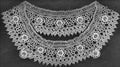 Wheels & Roses Collar Antique Tatting Pattern