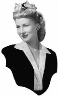 Collar with Dickey Vintage Crochet Pattern