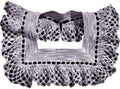 Square Collar with Frill Vintage Crochet Pattern