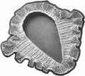Collar with Frilled Lapels Vintage Crochet Pattern