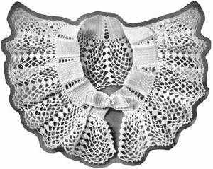 Collar with Large Frill Vintage Crochet Pattern