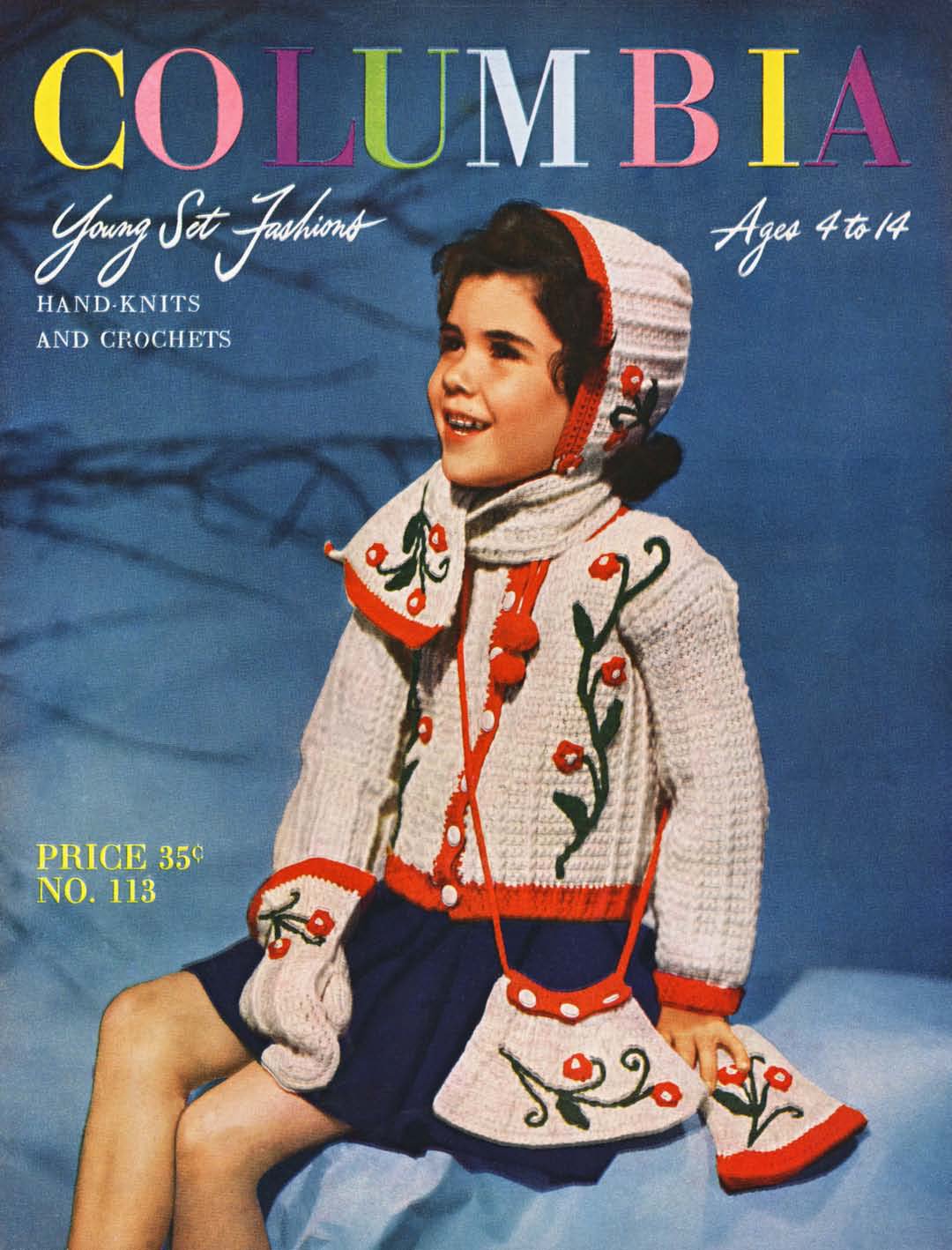Young Set Fashions Vintage Knitting Crochet Patterns Book