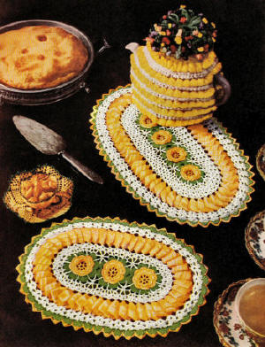 Floral Kitchen Set Crochet Pattern
