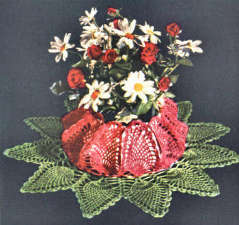 Flower Pot Cover Crochet Pattern