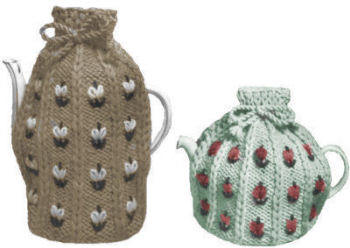Daisy Coffee & Tea Cozy Knitting Pattern