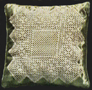 Square Cushion Cover Filet Crochet Pattern
