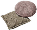 Round & Square Cushion Covers Knitting Pattern
