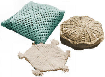 Set of 3 Cushion Covers Crochet Pattern